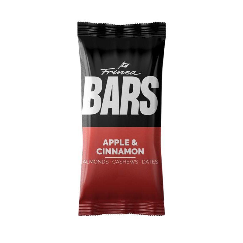 Barrita energética de manzana y canela